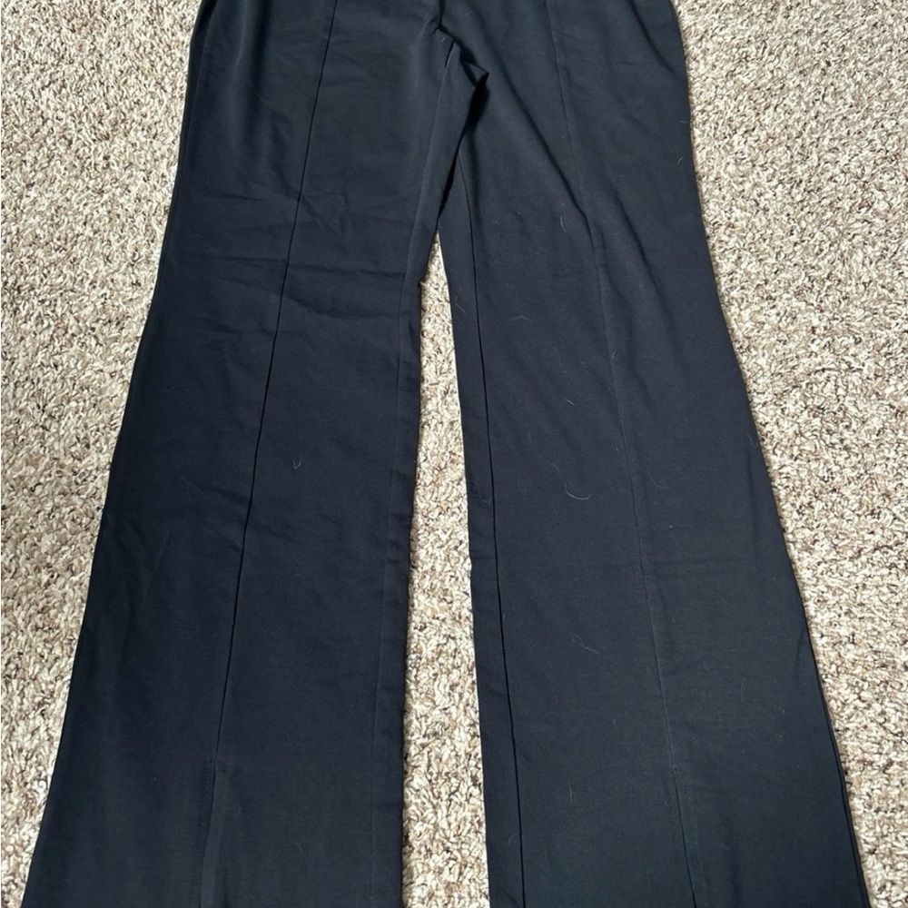 Black Wide-Leg Trousers